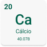 Micronutrientes componentes Calcio